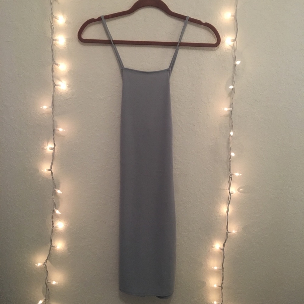 Strappy Bodycon Pom Pom Dress